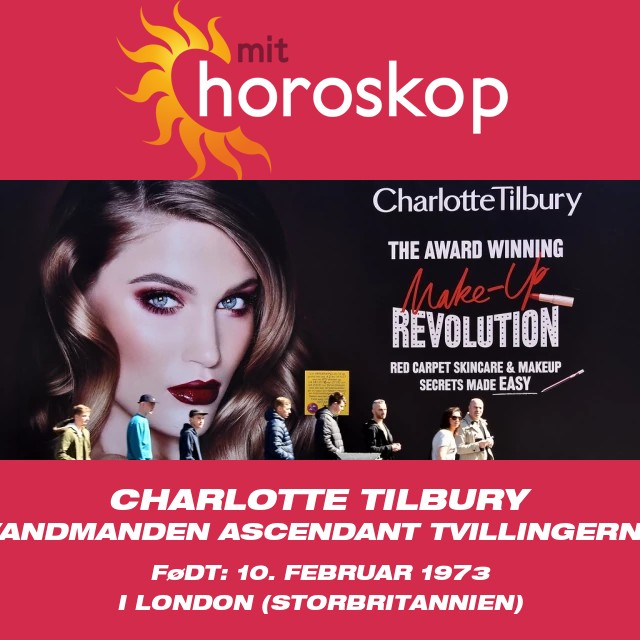 Charlotte Tilbury Vandbærer Astrologisk Portræt