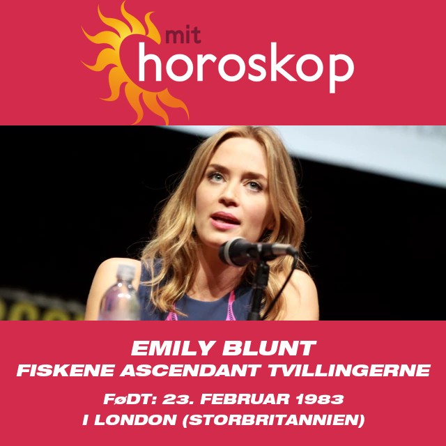 Emily Blunts astrologiske profil: Fiskene stjernen
Optimized title: Emily Blunt: Fiskene og hendes astrologiske profil