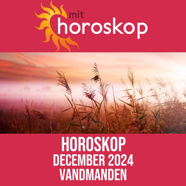 Vandmanden: Horoskop December 2024