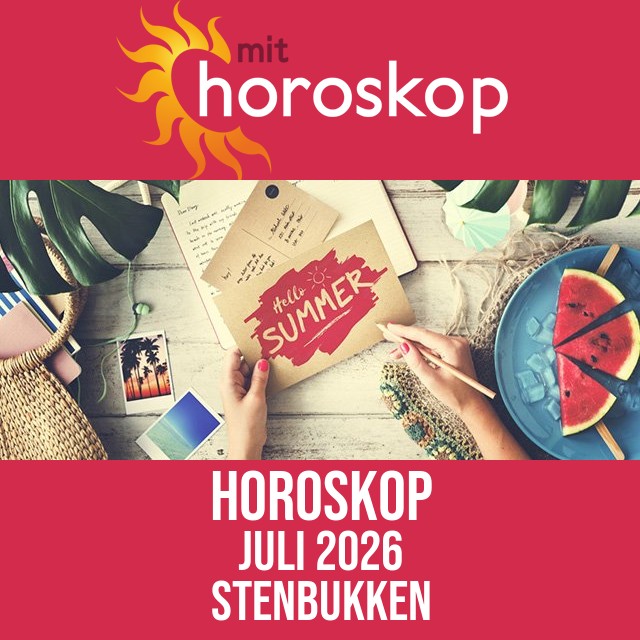 Kærlighedshoroskop for Juli 2026 for Stenbukken