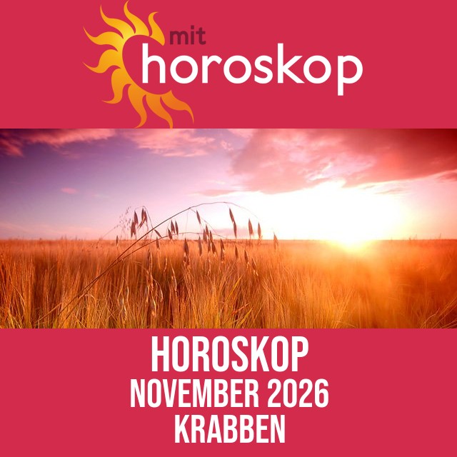 Krabben: Horoskop November 2026