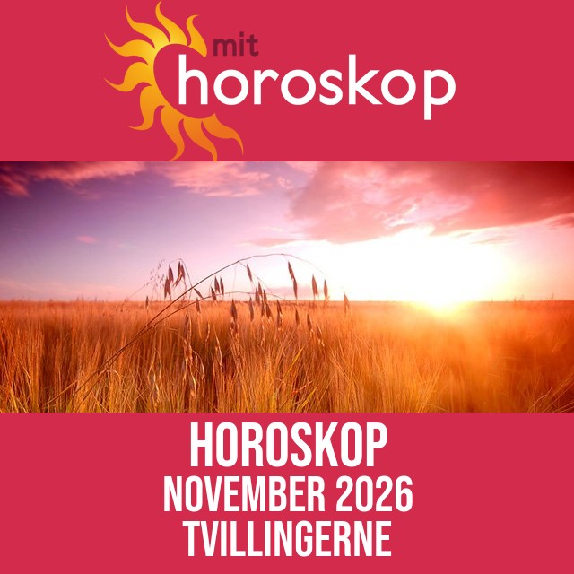 Tvillingerne: Horoskop November 2026