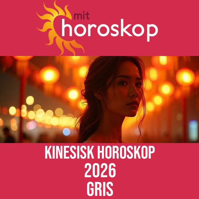 Kinesisk Horoskop for Grisen 2026