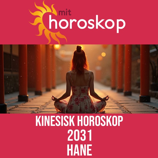 Kinesisk Horoskop for Hanen 2031
