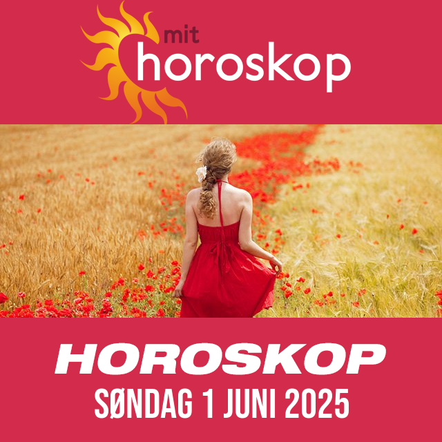 Daglig horoskop for Søndag 1 Juni 2025