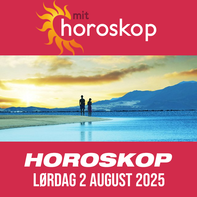 Daglig horoskop for Lørdag 2 August 2025