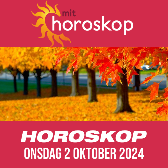 Daglig horoskop for Onsdag 2 Oktober 2024