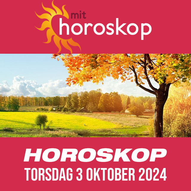 Daglig horoskop for Torsdag 3 Oktober 2024