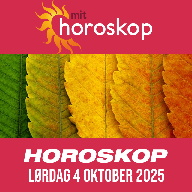 Daglig horoskop for Lørdag 4 Oktober 2025