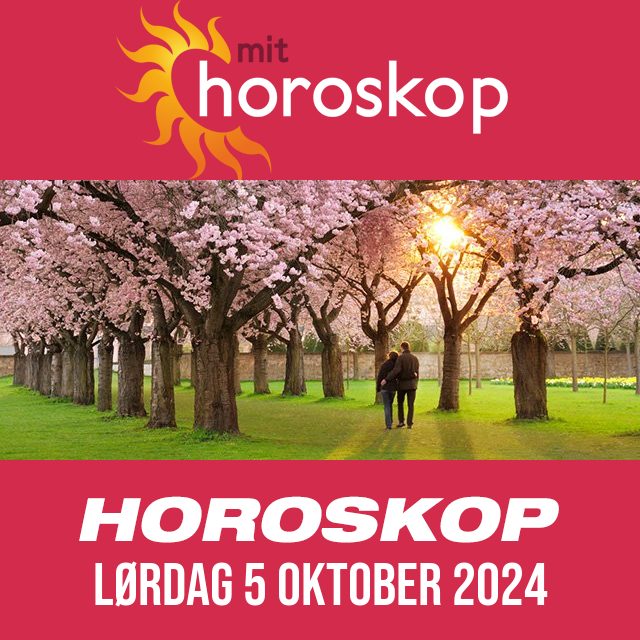 Daglig horoskop for Lørdag 5 Oktober 2024