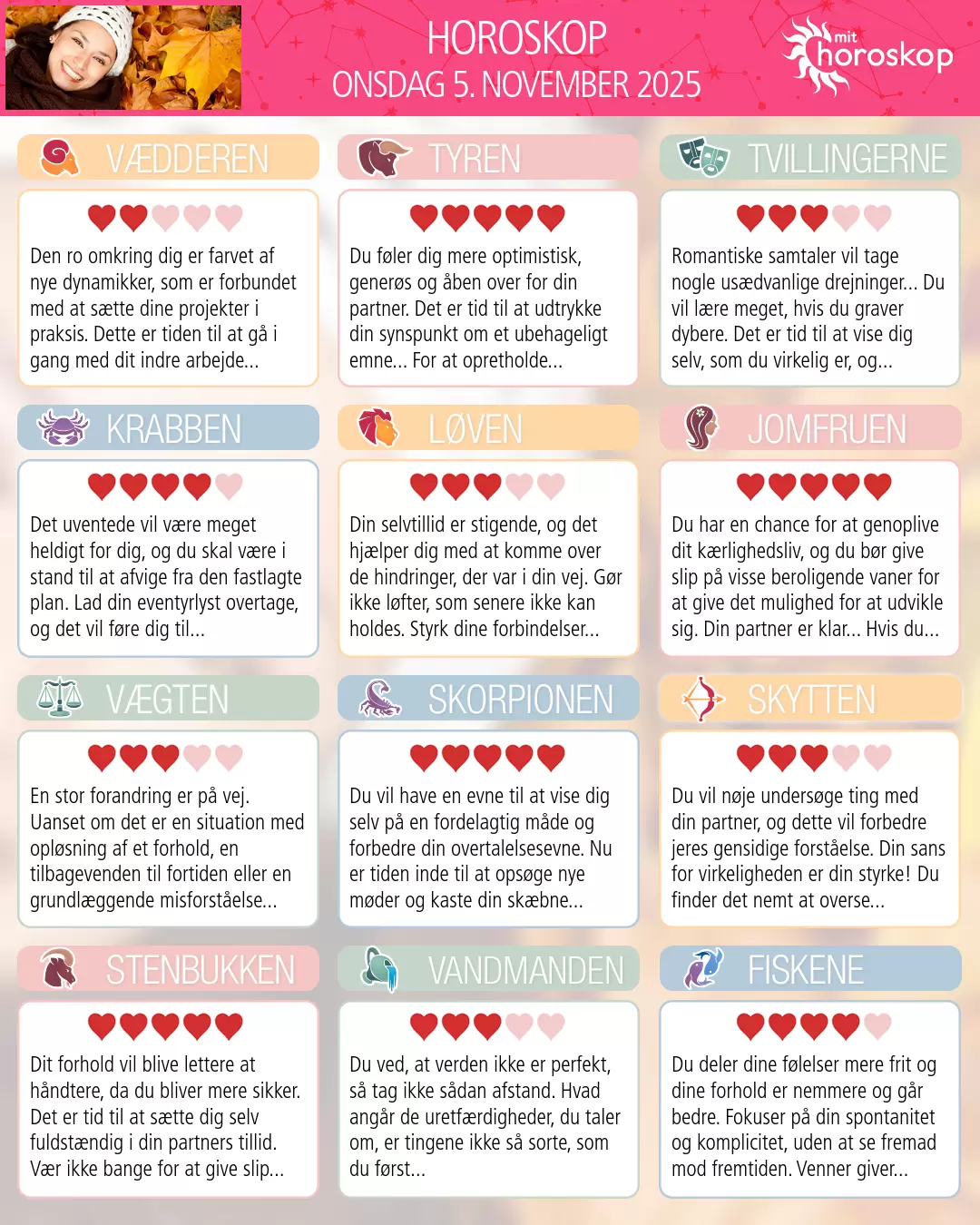 Skorpionen: dit ugentlige horoskop for ugen fra 3 November 2025
