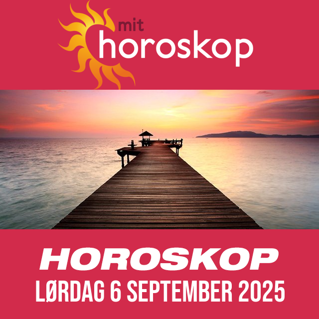 Daglig horoskop for Lørdag 6 September 2025