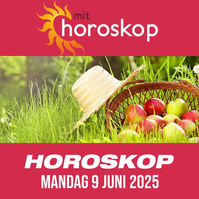 Daglig horoskop for Mandag 9 Juni 2025