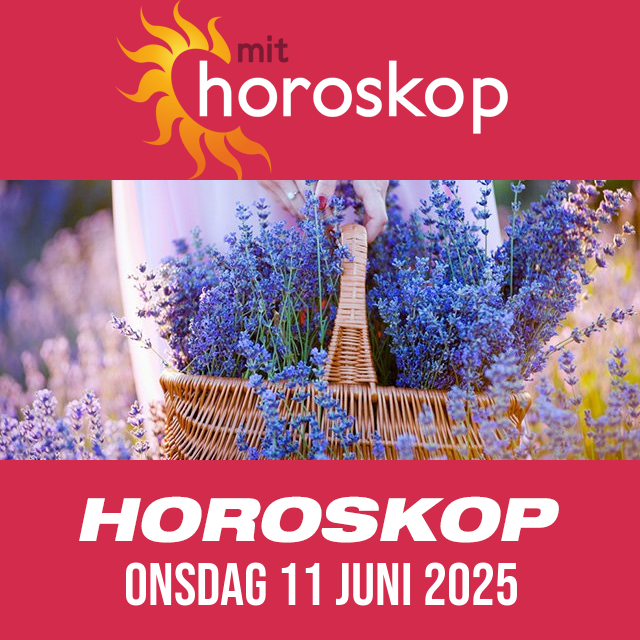 Daglig horoskop for Onsdag 11 Juni 2025