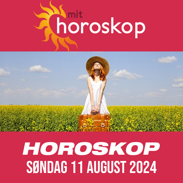 Daglig horoskop for Søndag 11 August 2024