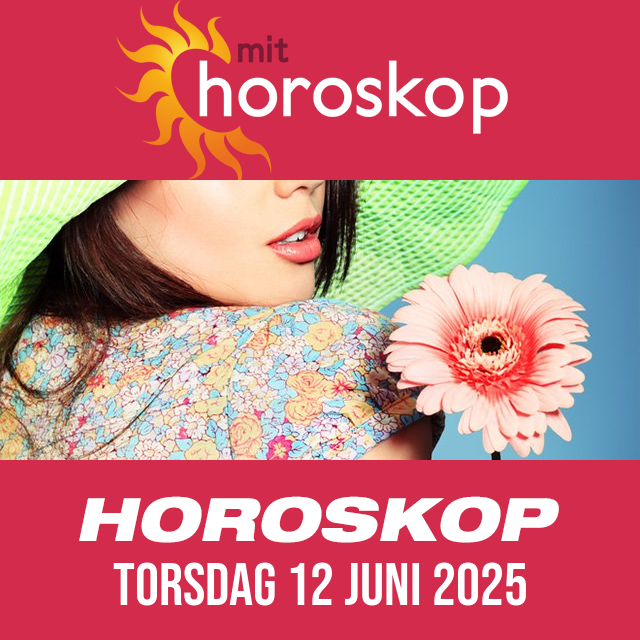 Daglig horoskop for Torsdag 12 Juni 2025