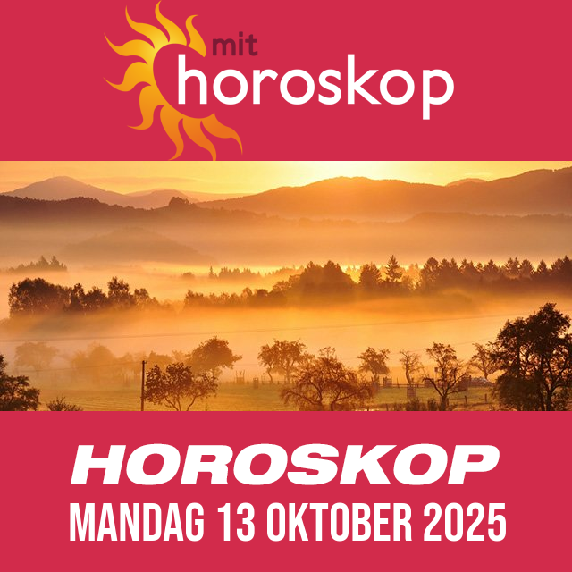Daglig horoskop for Mandag 13 Oktober 2025