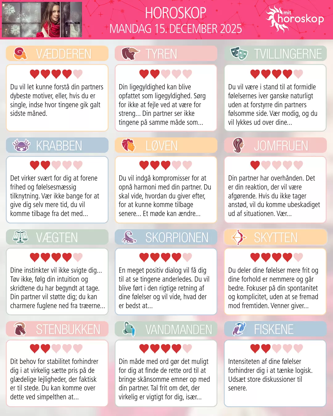 Tyren: dit horoskop for i morgen, 16. December 2025