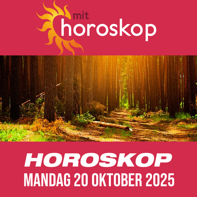 Daglig horoskop for Mandag 20 Oktober 2025