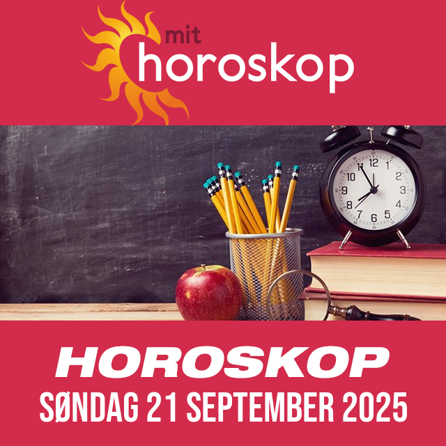Daglig horoskop for Søndag 21 September 2025