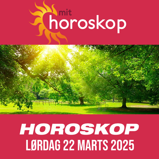 Daglig horoskop for Lørdag 22 Marts 2025