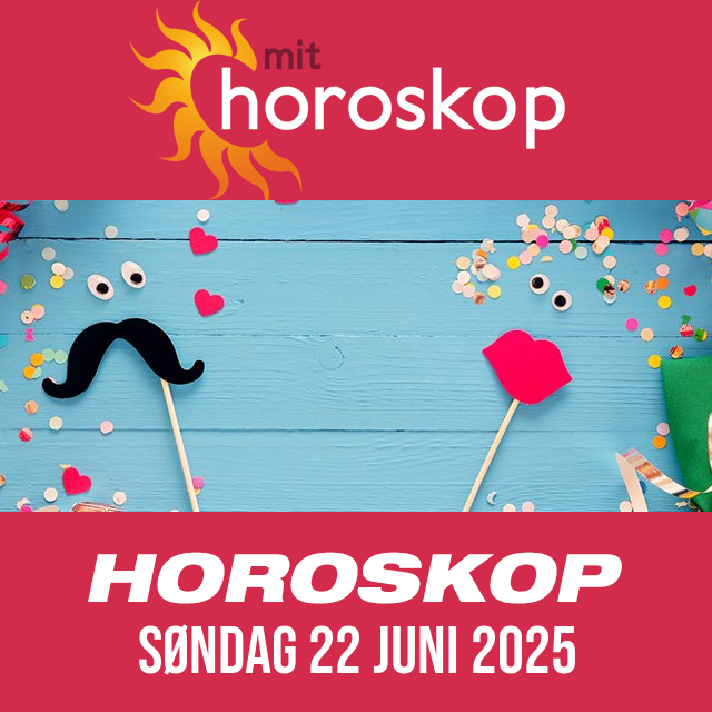 Daglig horoskop for Søndag 22 Juni 2025