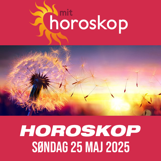 Daglig horoskop for Søndag 25 Maj 2025