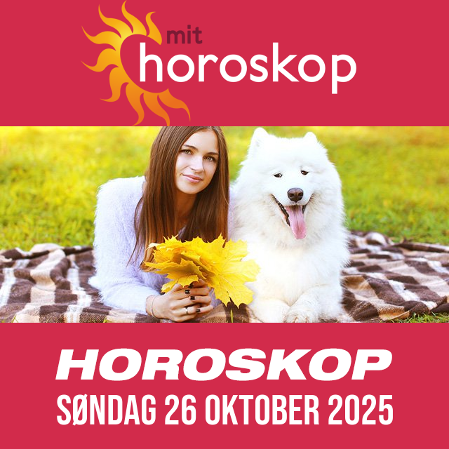 Daglig horoskop for Søndag 26 Oktober 2025