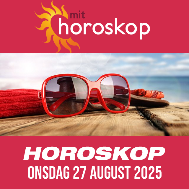 Daglig horoskop for Onsdag 27 August 2025