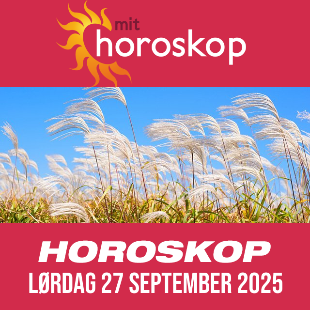 Daglig horoskop for Lørdag 27 September 2025