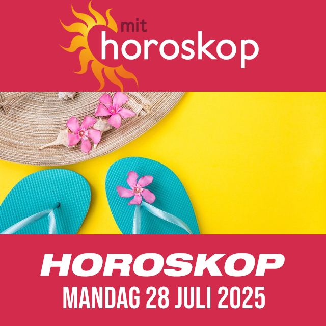 Daglig horoskop for Mandag 28 Juli 2025