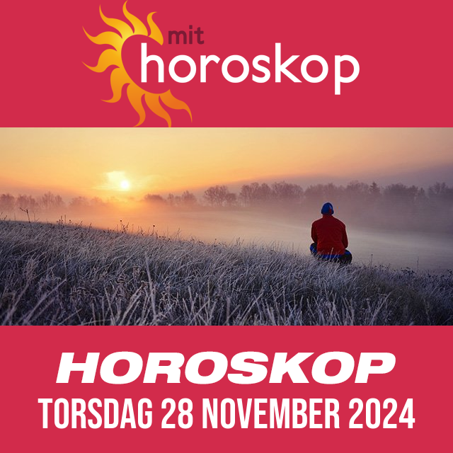 Daglig horoskop for Torsdag 28 November 2024