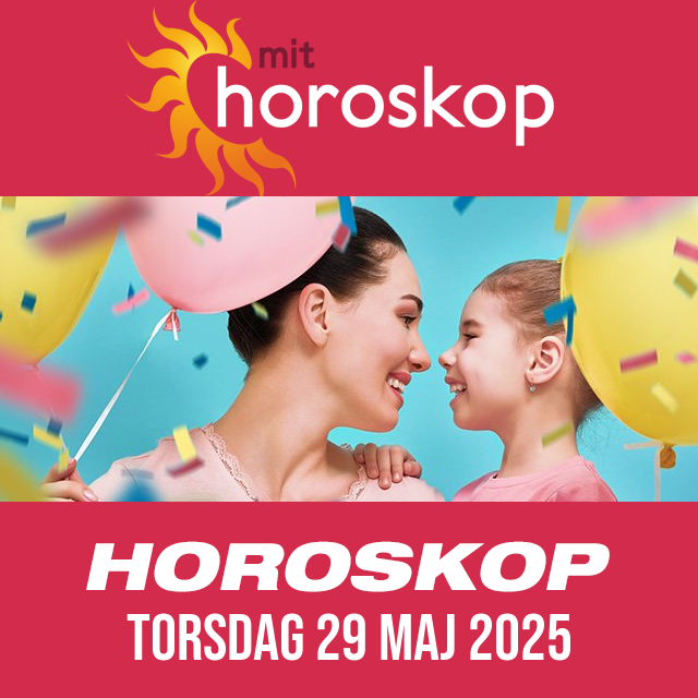 Daglig horoskop for Torsdag 29 Maj 2025