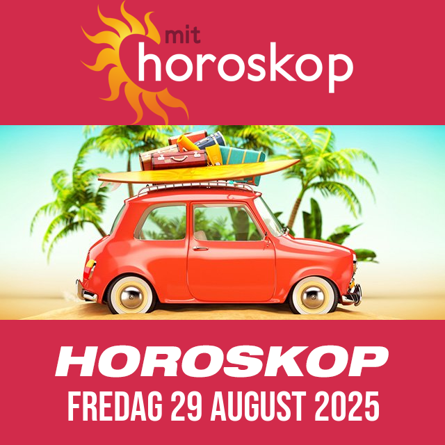 Daglig horoskop for Fredag 29 August 2025