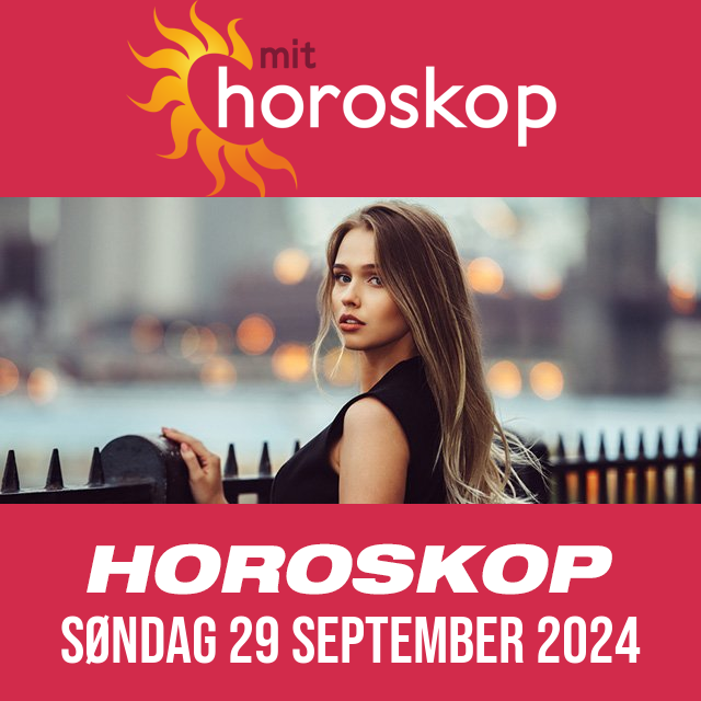 Daglig horoskop for Søndag 29 September 2024