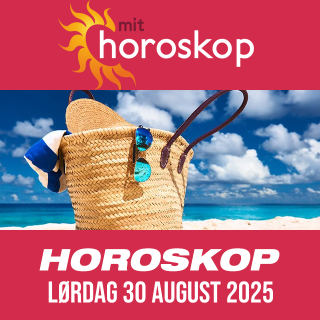 Daglig horoskop for Lørdag 30 August 2025