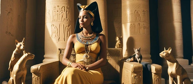 Alt om det egyptiske tegn: Bastets harmoni